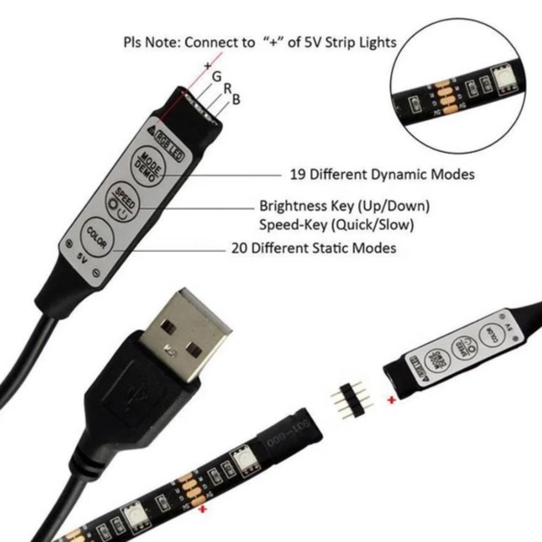 Miniatura 2 de CINTA LED 5MT BLUETOOTH